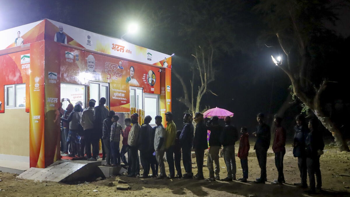 33,000 turned up for Rs 5 meal at Atal Canteen in Delhi since day 1: Govt