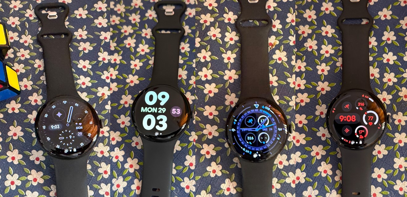 Watchfaces of Pixel Watch 4.