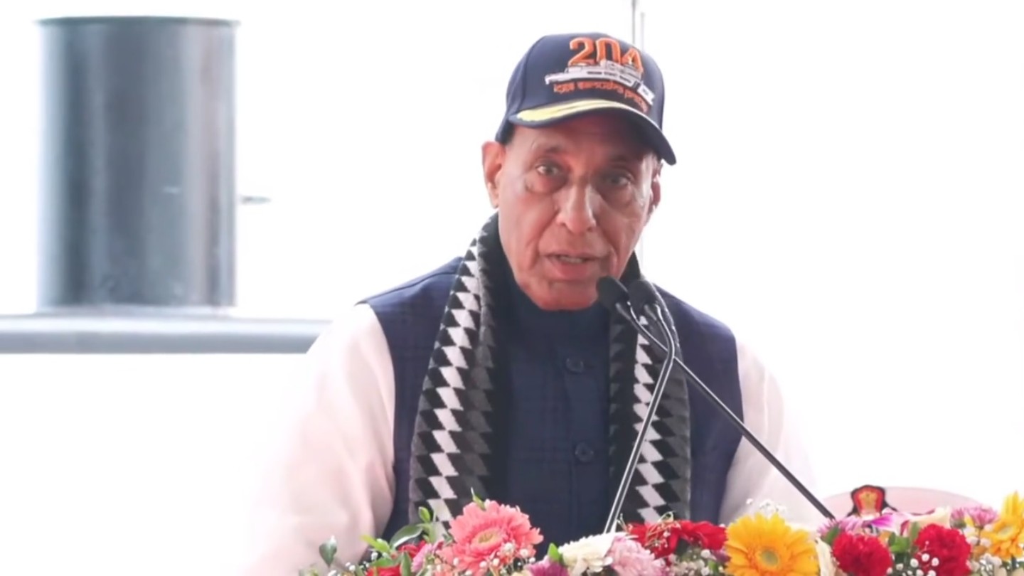 Rajnath Singh commissions ICG's pollution control vessel 'Samudra Pratap' in Goa