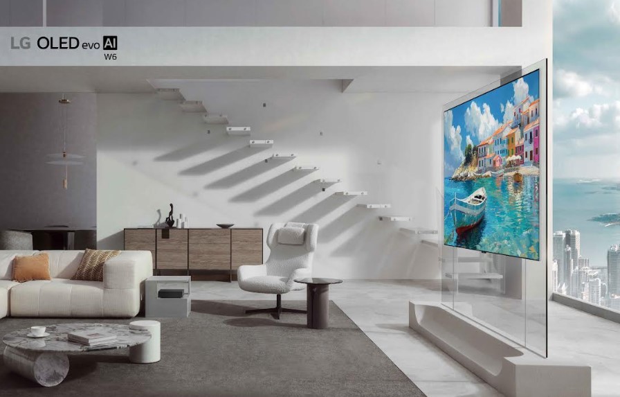 Wallpaper OLED evo W6 TV.