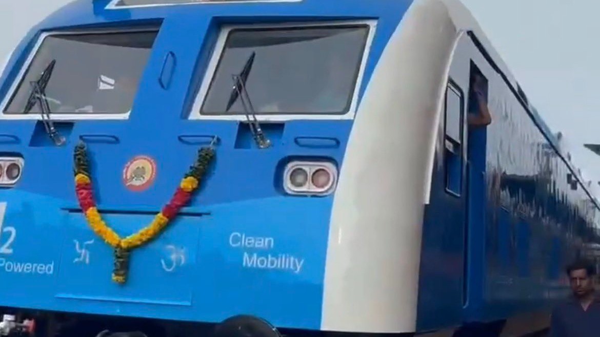India's first hydrogen-powered train to be launched in Haryana