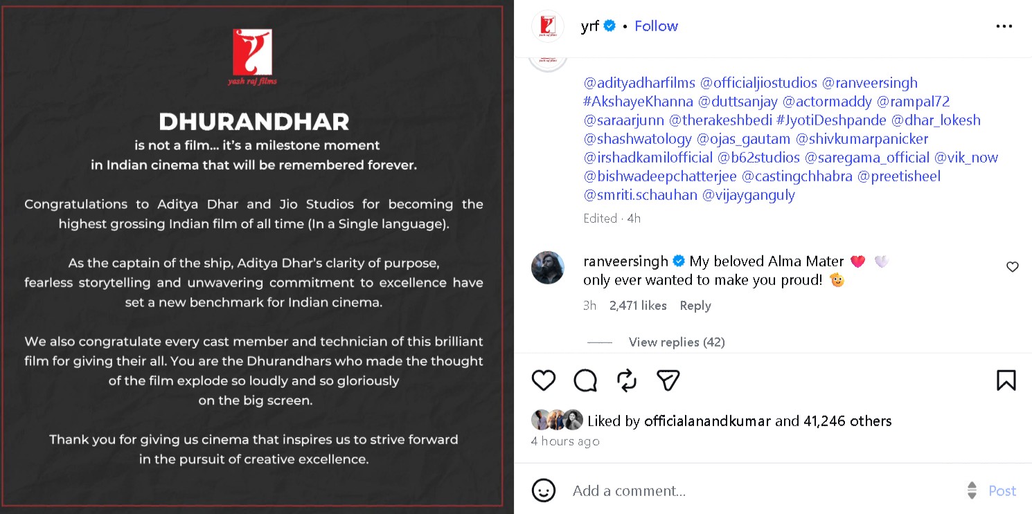 <div class="paragraphs"><p>Credit: Instagram/@yrf</p></div>