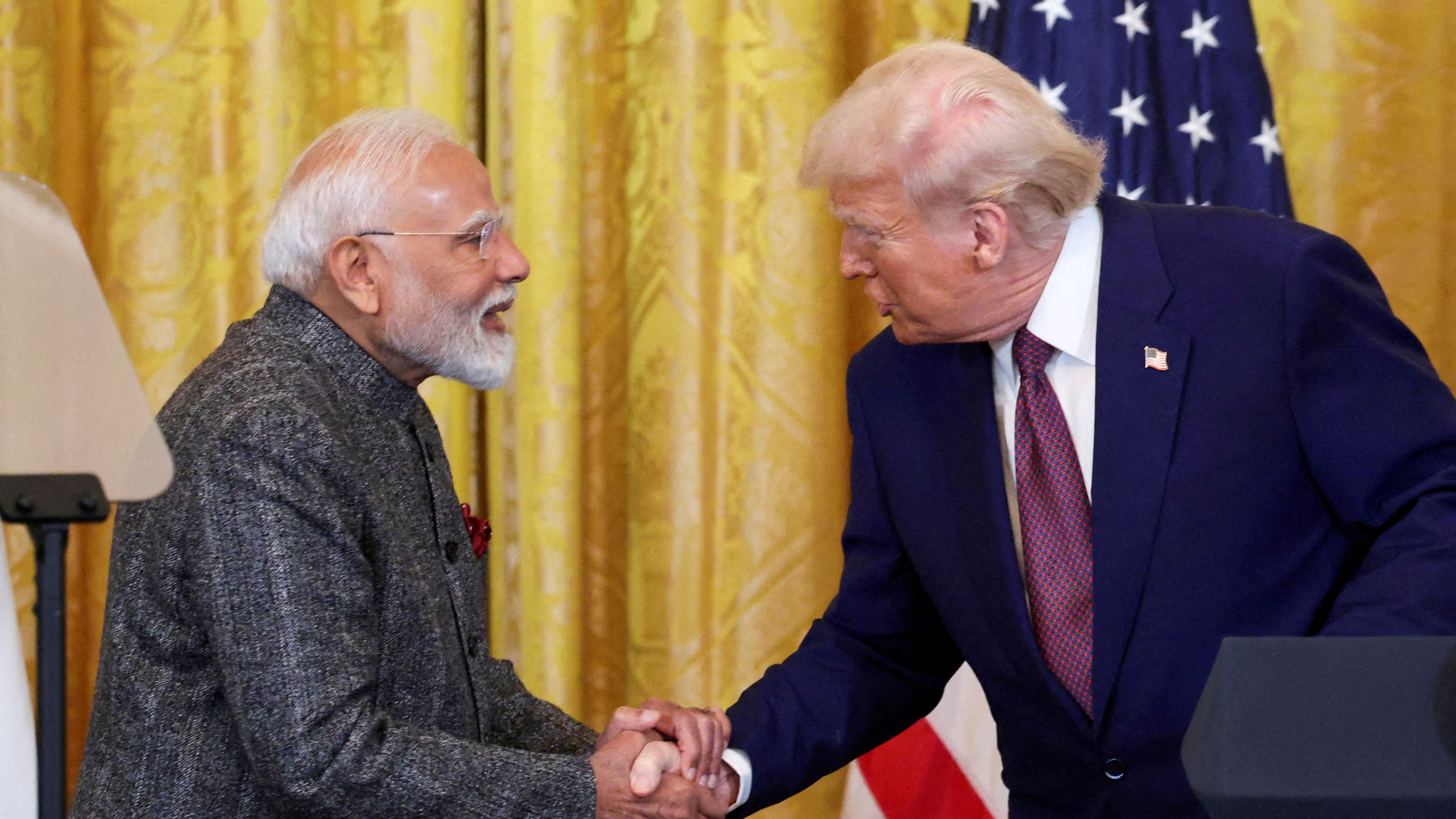 Modi came and said 'Sir, may I see you please': Trump's latest 'tale' on interaction with India's PM