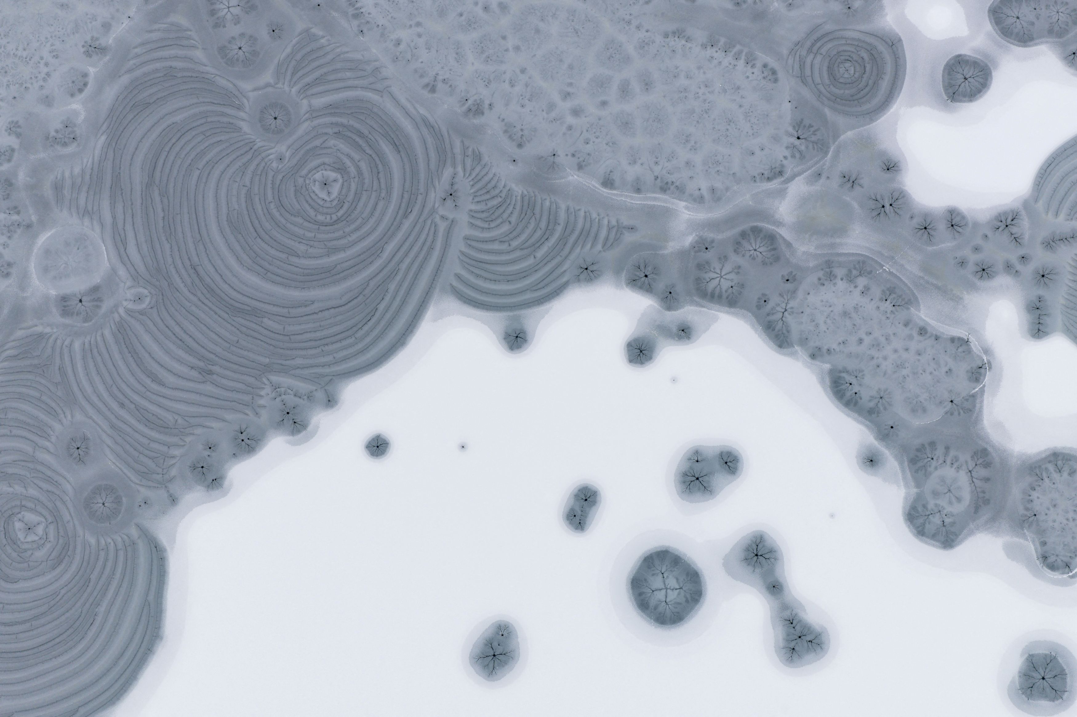 Snowy weather in Hungary