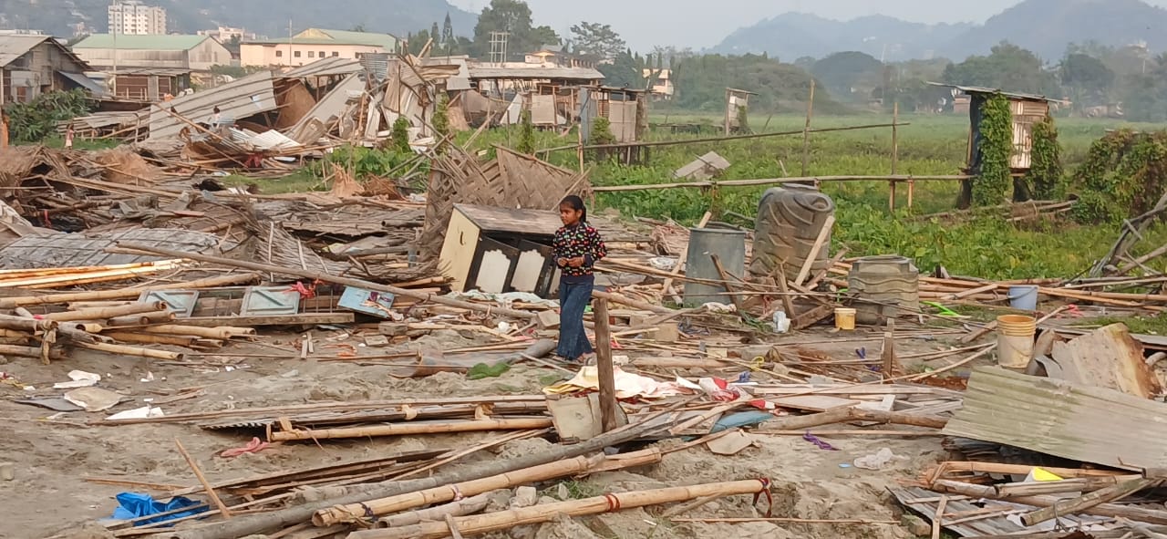 Railway sources said the area was encroached upon for a long time.