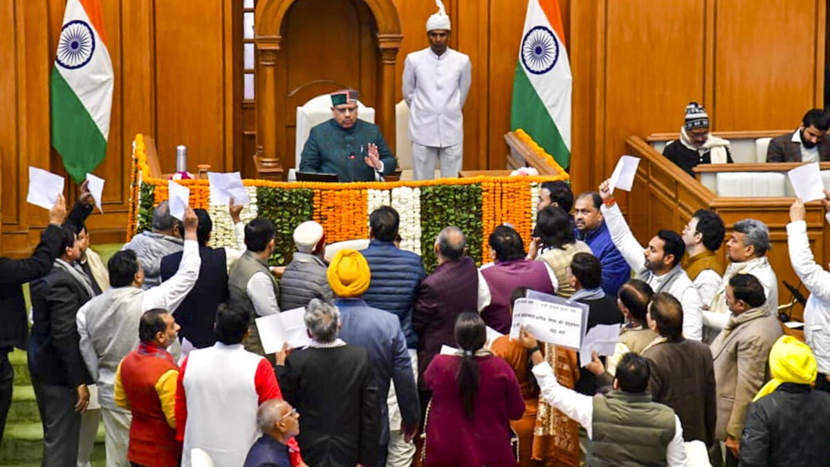AAP MLAs suspended from remaining Winter Session of Delhi Assembly for causing interruption