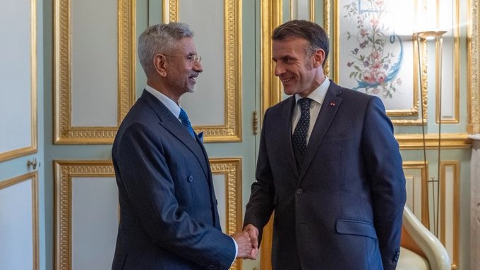 Jaishanakar meets French President Macron, appreciates 'positive sentiments' for strategic partnership