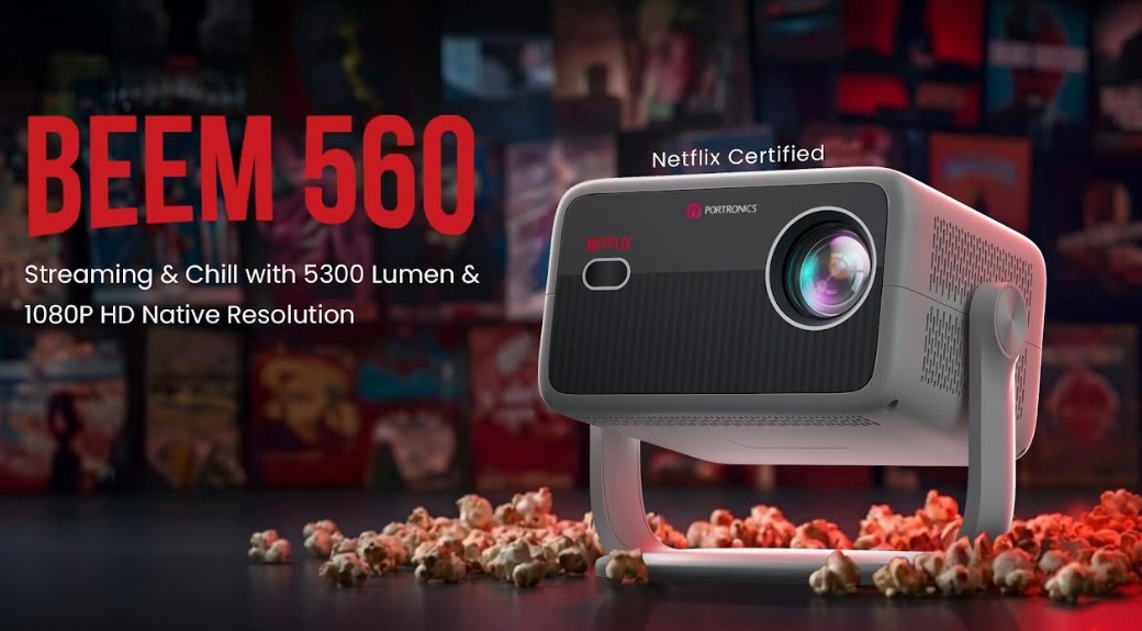Portronics Beem 560 Smart LED Projector.