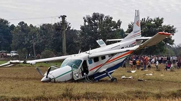 Private aircraft makes crash landing in Odisha's Rourkela; 6 people injured