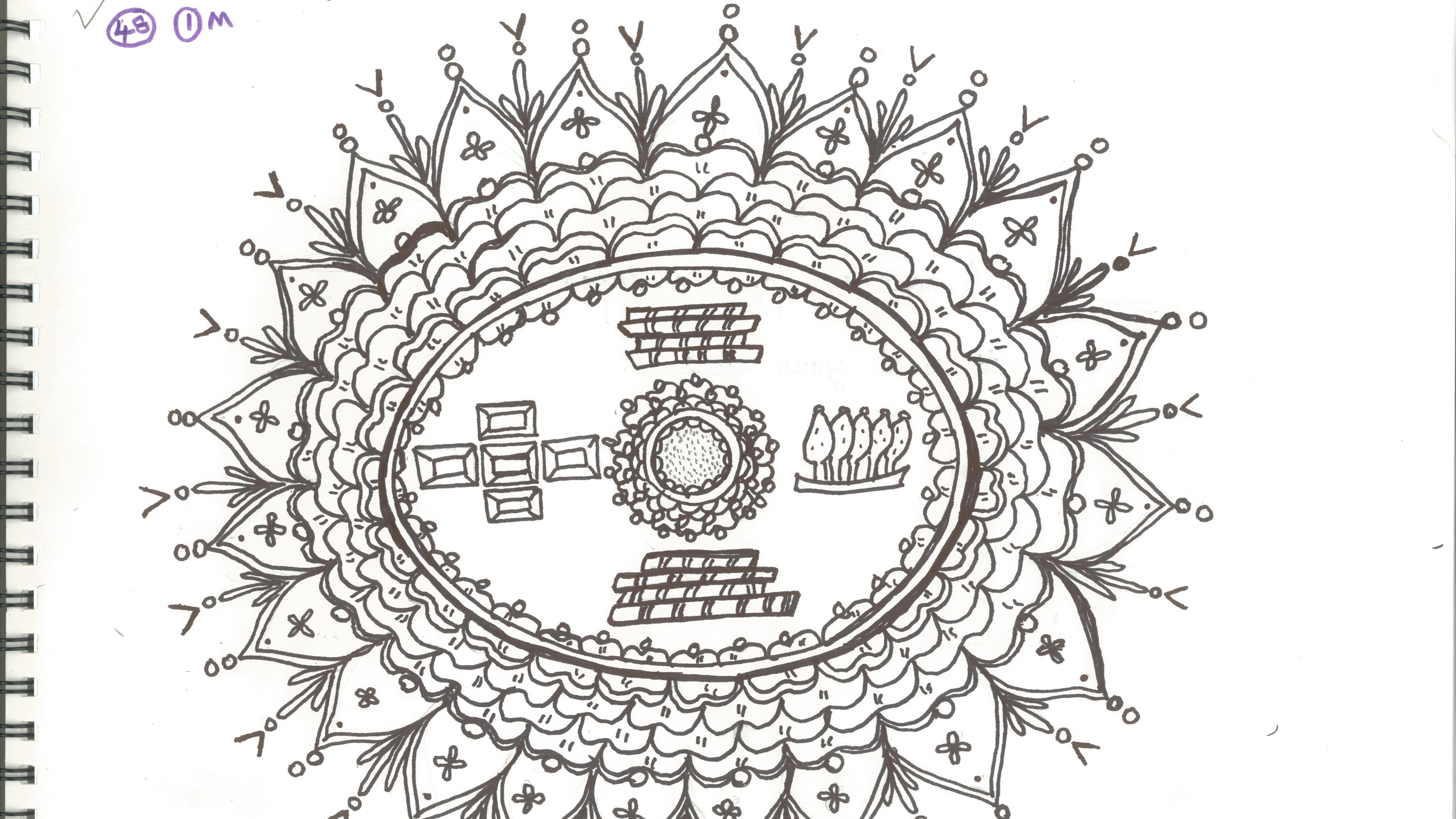 Bengaluru artist creates Sankranti rangoli