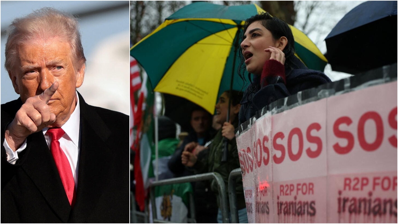 'Keep protesting, help is on its way': Trump, asked about US help to Iran protesters, says people must figure it out