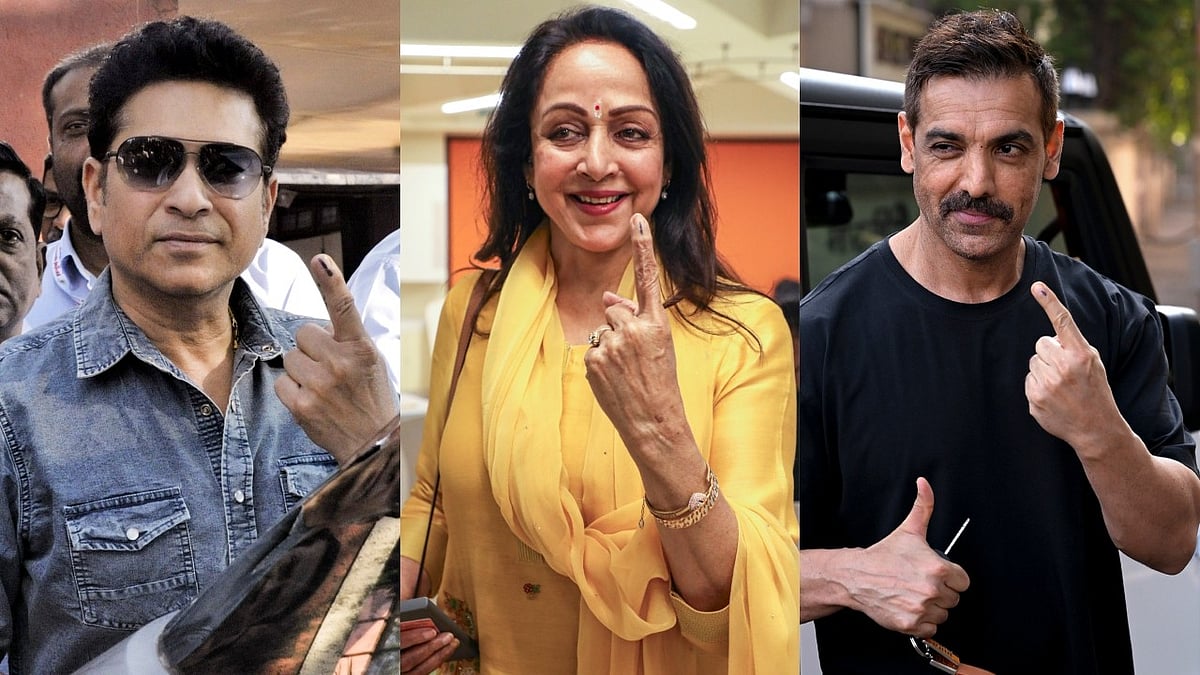 Mumbai's Stars Vote in BMC Polls: Tendulkar, Hema Malini, Akshay Kumar Lead Civic Duty