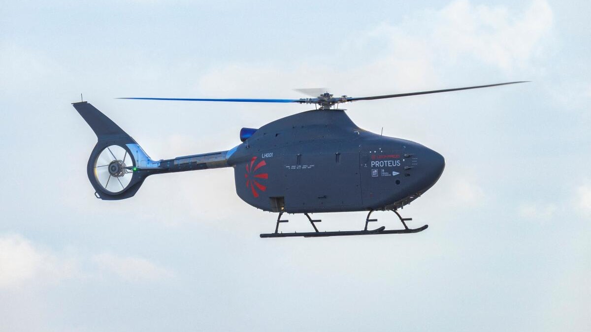 Britain’s Royal Navy launches first autonomous helicopter to counter North Atlantic threats
