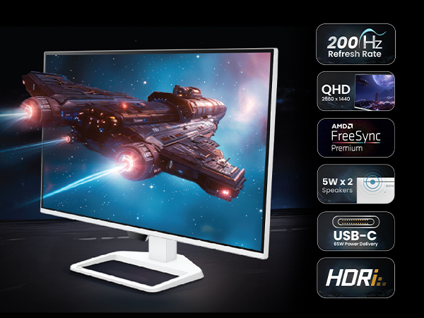 BenQ 4K QLED EW270Q PC Monitor.