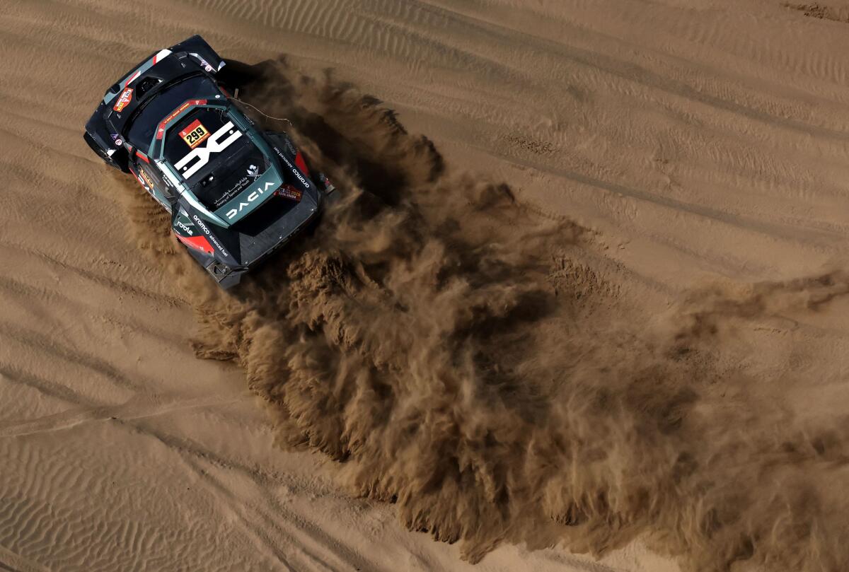 Nasser Al Attitah was in a class of his own in the Saudi dunes. 