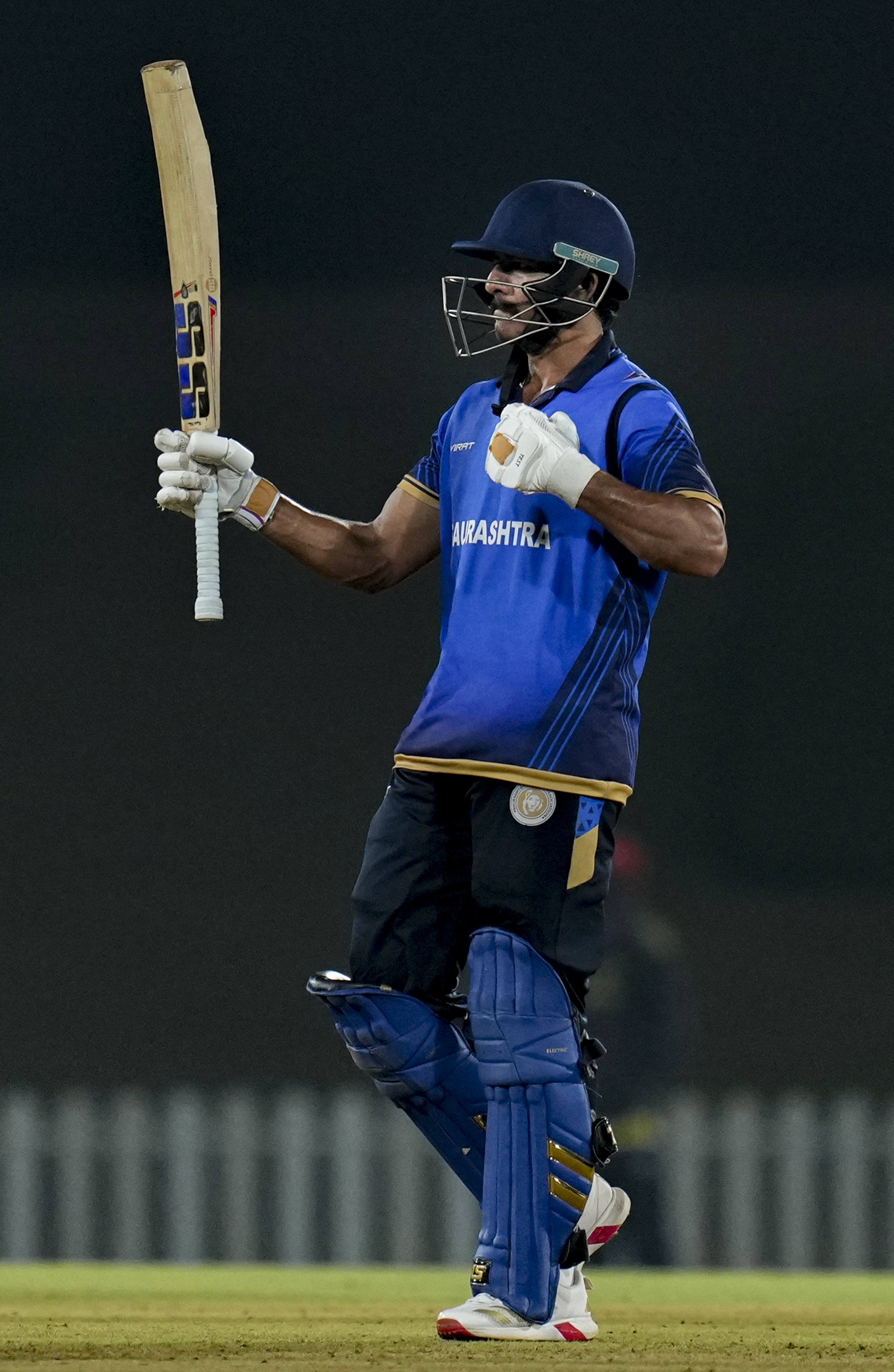 Aman Mokhade (left) and Vishvaraj Jadeja the heroes for Vidarbha and Saurashtra respectively in the semifinals will be hoping to replicate their heroics when the two sides lock horns in the final on Sunday. PTI