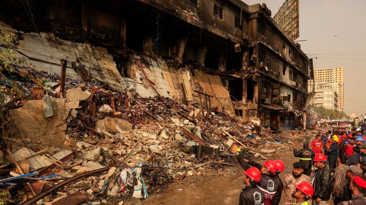 Rising smoke, locked exits: How Karachi mall inferno trapped victims