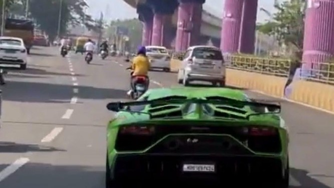 Lamborghini driver booked after Bengaluru stunt goes viral