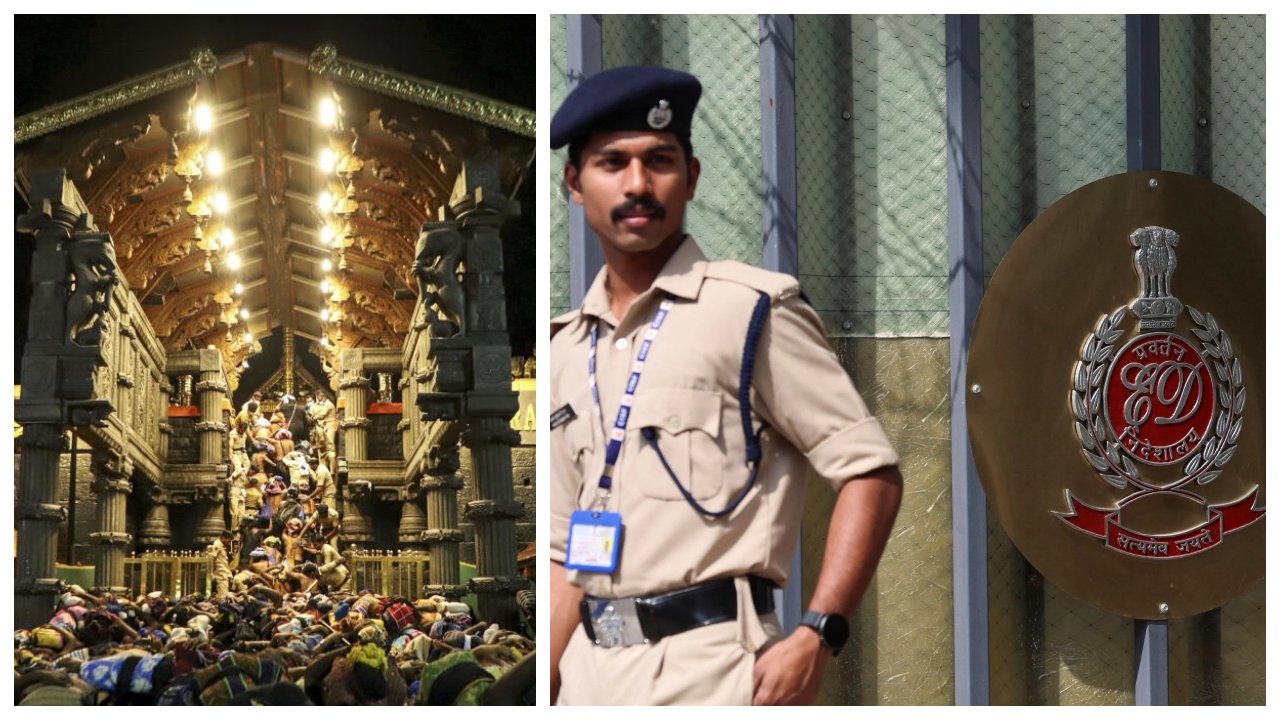 Sabarimala gold heist: ED raids 21 locations across 3 states