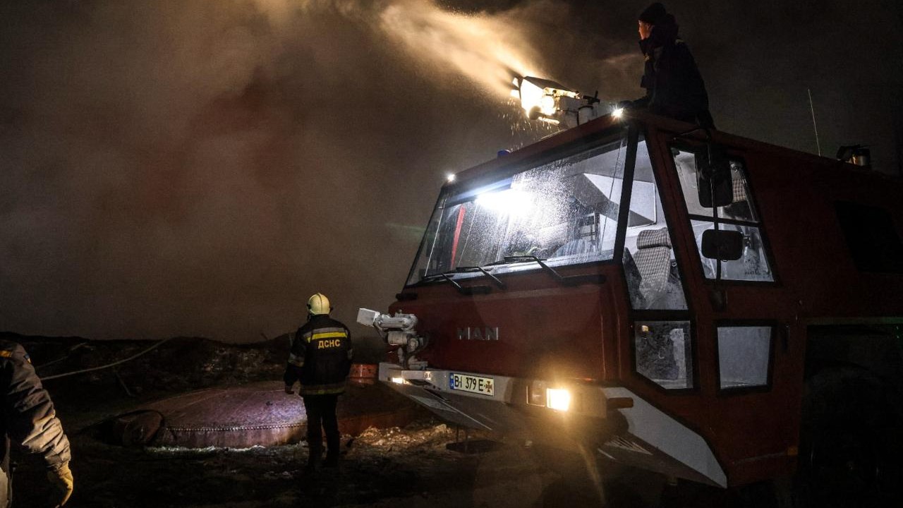 Russia attacked Ukraine with over 300 drones, missiles, Zelenskiy says, calling for air defence supplies