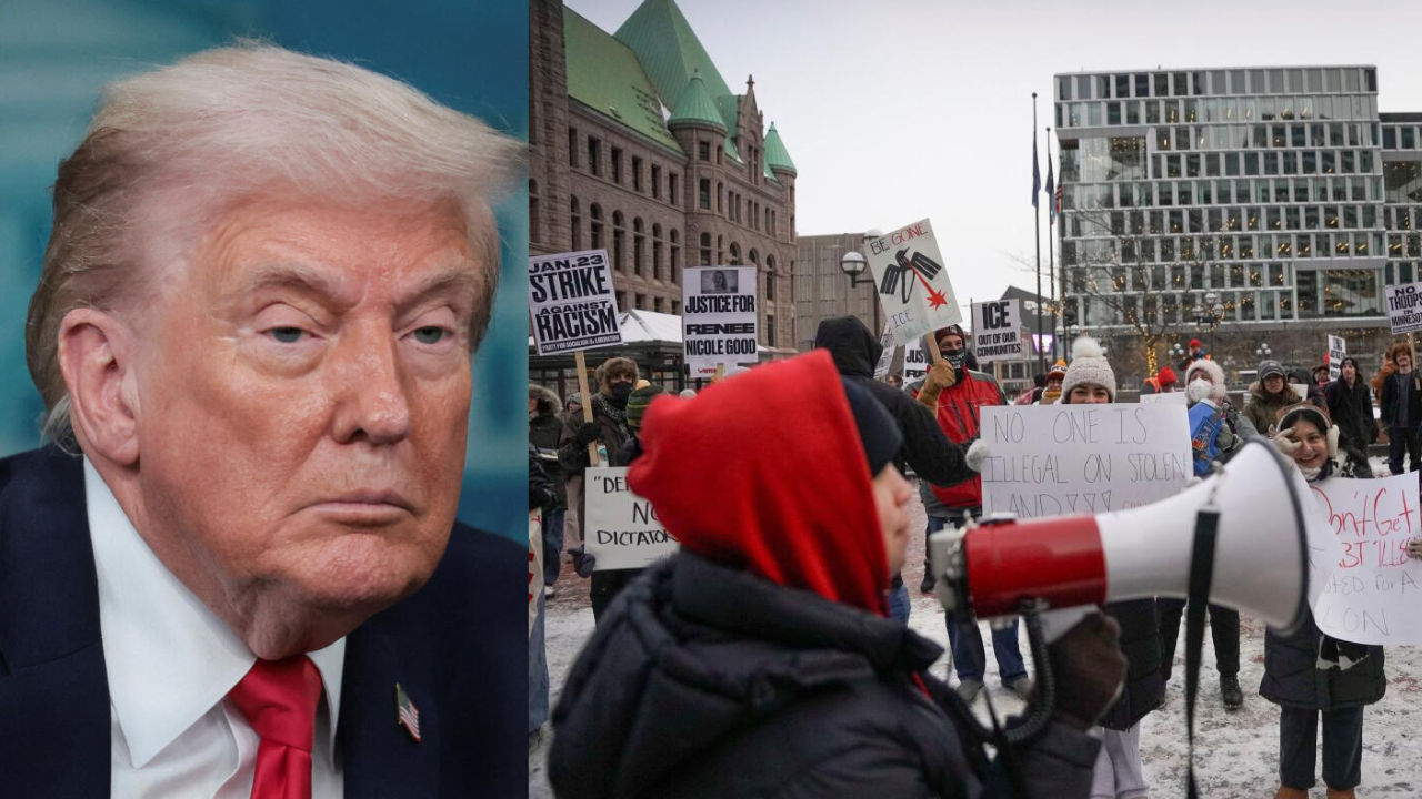 'No ICE, no KKK, no ‌fascist USA': Thousands protest against Trump immigration policies