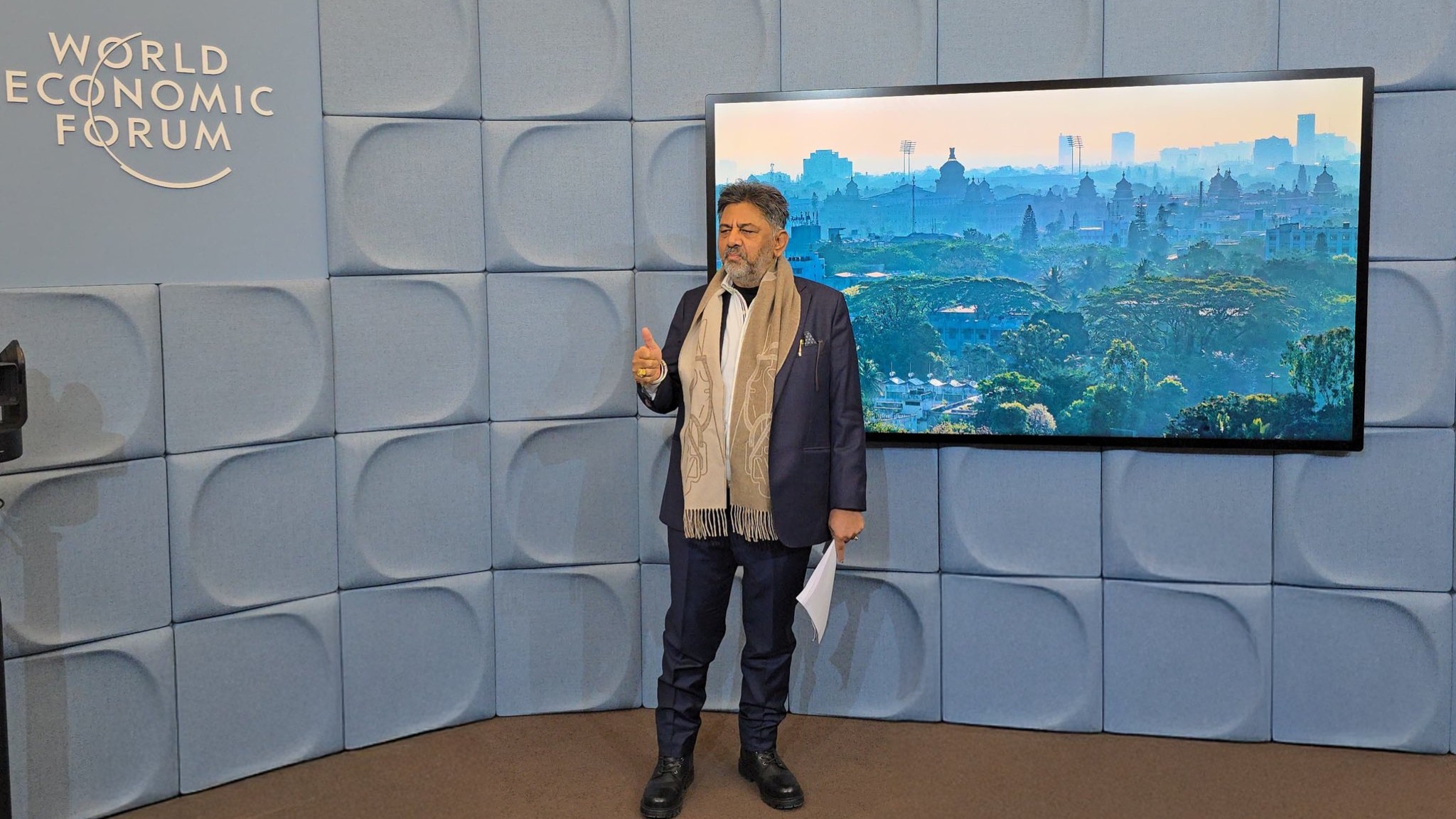 Davos 2026 Updates | World sees India through Bengaluru, says DK Shivakumar