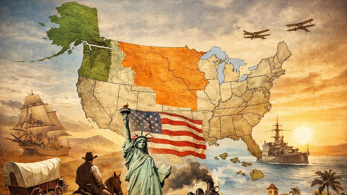 From Florida to California: A chronological list of how the United States built its territory