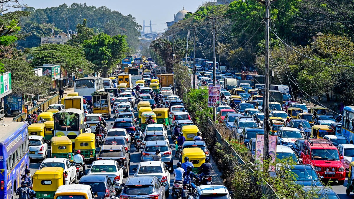 Bengaluru world’s 2nd most congested city; commuters lose seven days a year on road