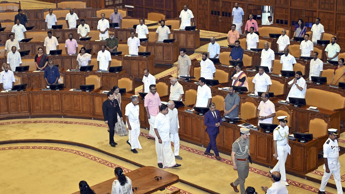 Congress-led UDF creates ruckus in Kerala Assembly over Sabaraimala row