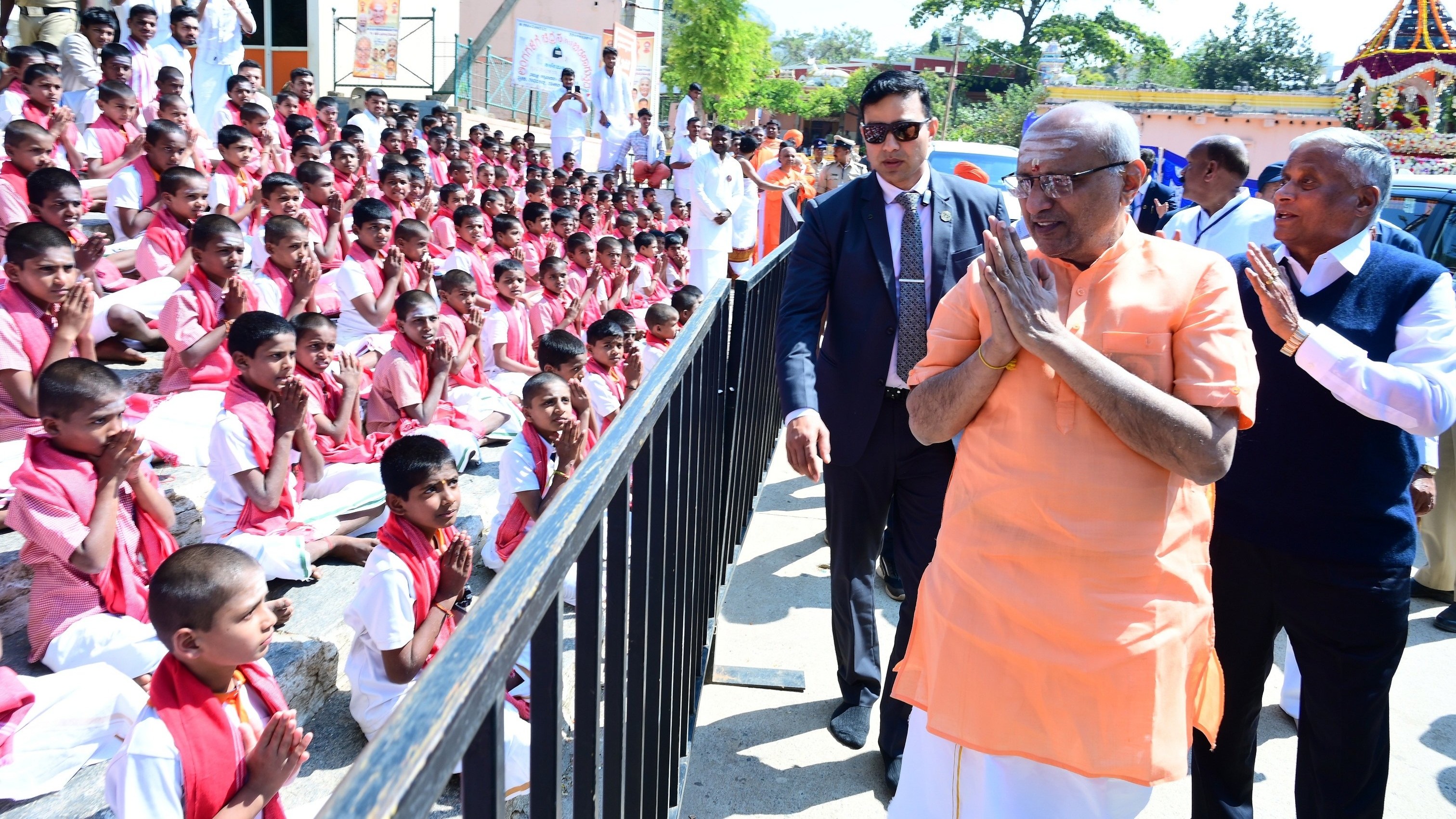 Vice President CP Radhakrishnan urges students to say 'No to Drugs'