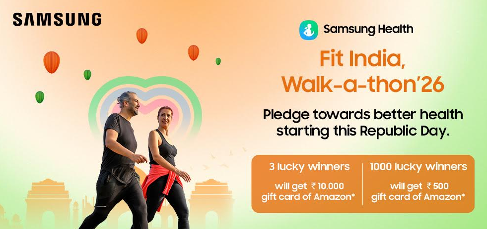 Samsung launches Fit India Walk-a-thon 2026 on Samsung Health App