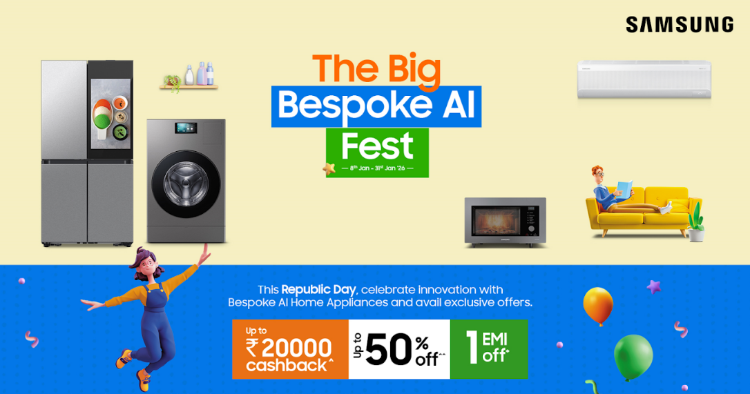 Samsung 'Big Bespoke AI Fest' kicks off in India.