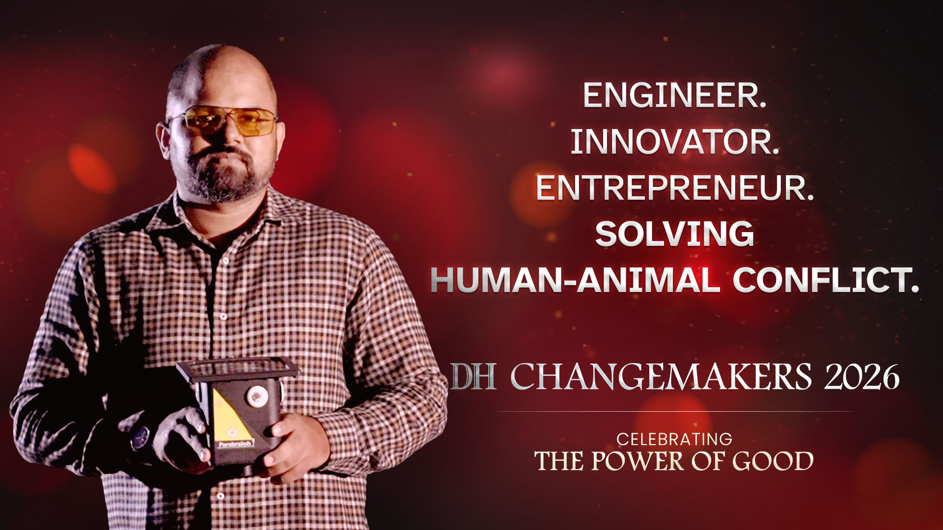 This engineer developed a simple & humane tool to keep wild animals away from farms | S R Ayan