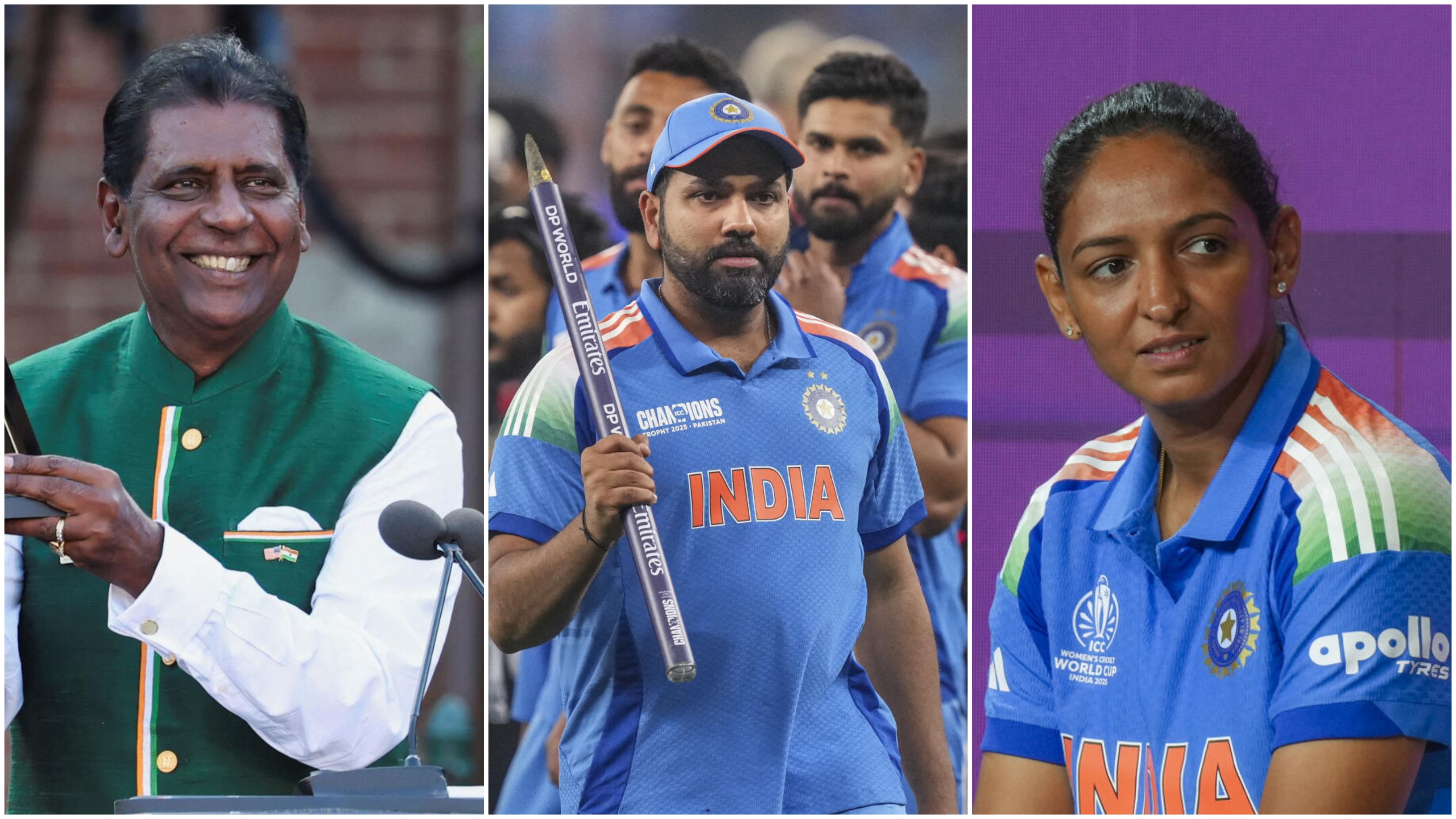Vijay Amritraj gets Padma Bhushan; Rohit Sharma, Harmanpreet Kaur receive Padma Shri