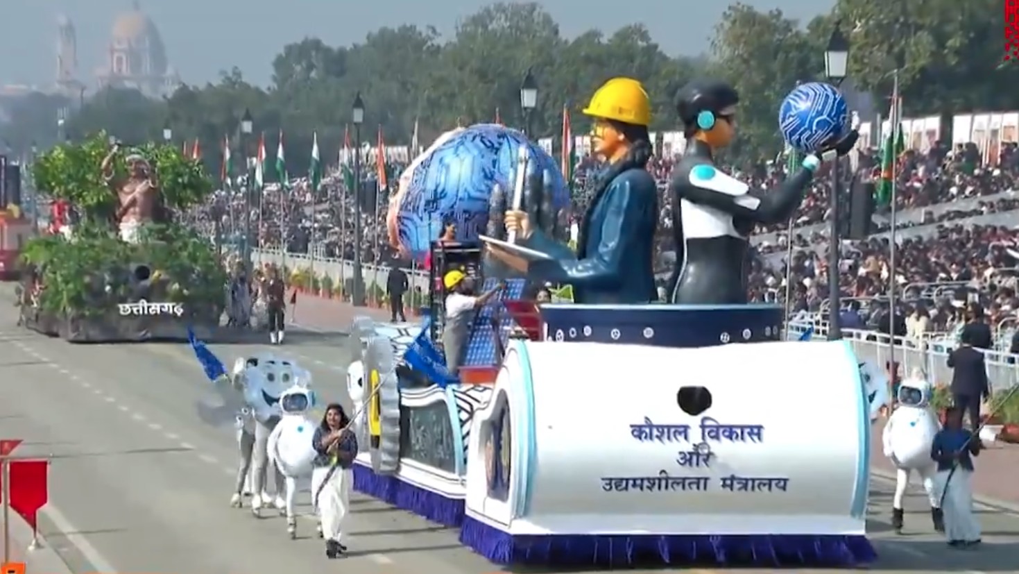 Skill Development Ministry tableau at Republic Day parade showcases future-ready workforce