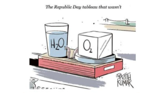 DH Toon | Republic Day tableau