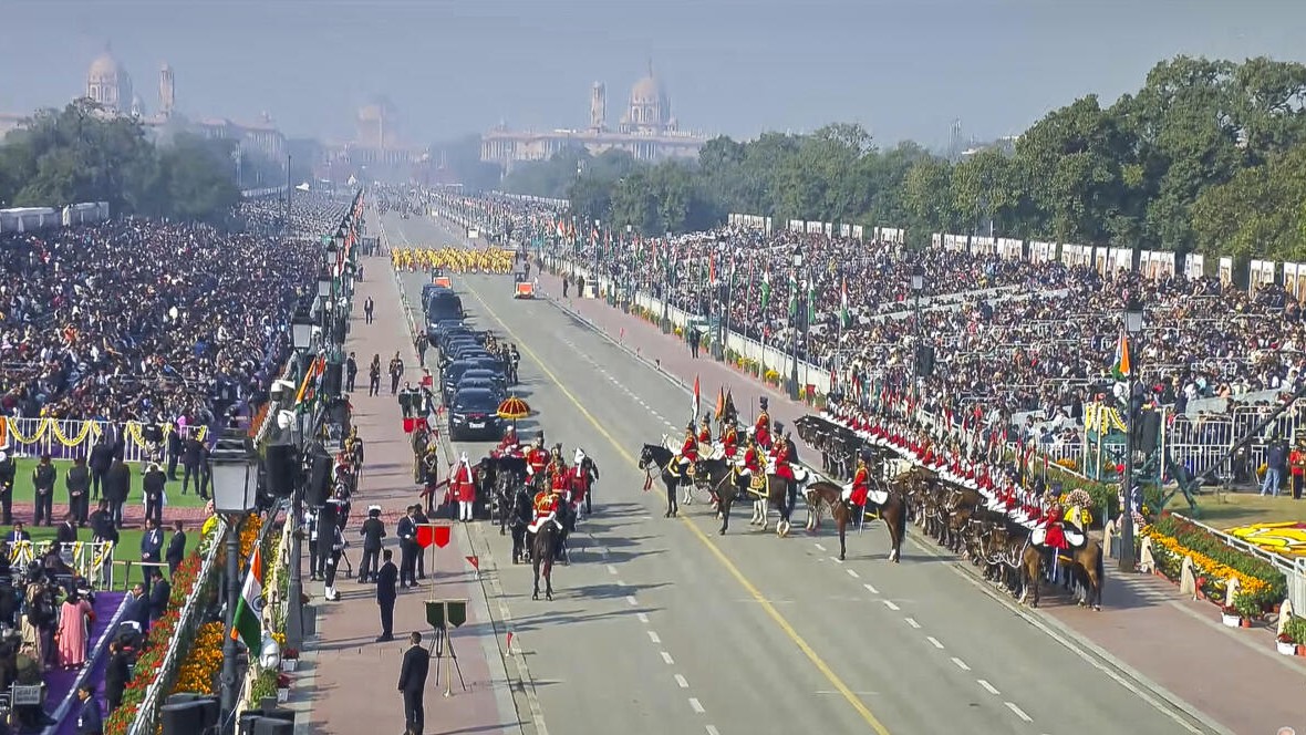 Enclosures along Kartavya Path for Republic Day parade named after rivers of India