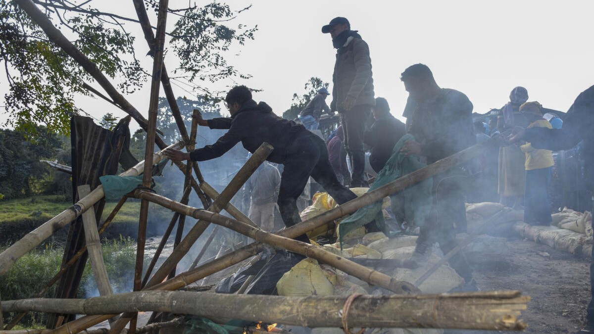 'Shut down' threat in Manipur district after houses burnt in Kuki village