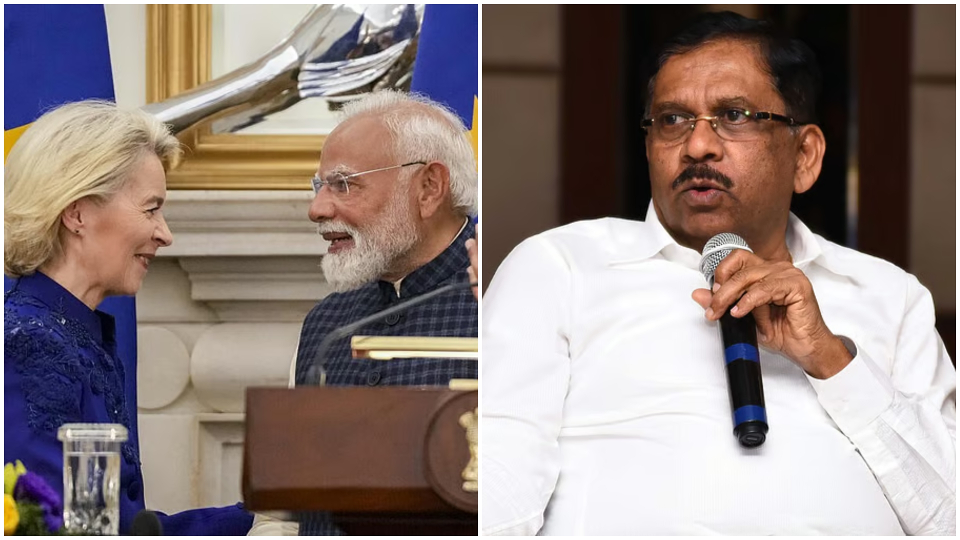 DH Evening Brief | India-EU announce mega FTA; 'Biggies from all parties involved in illegal sand extraction,' says Parameshwara