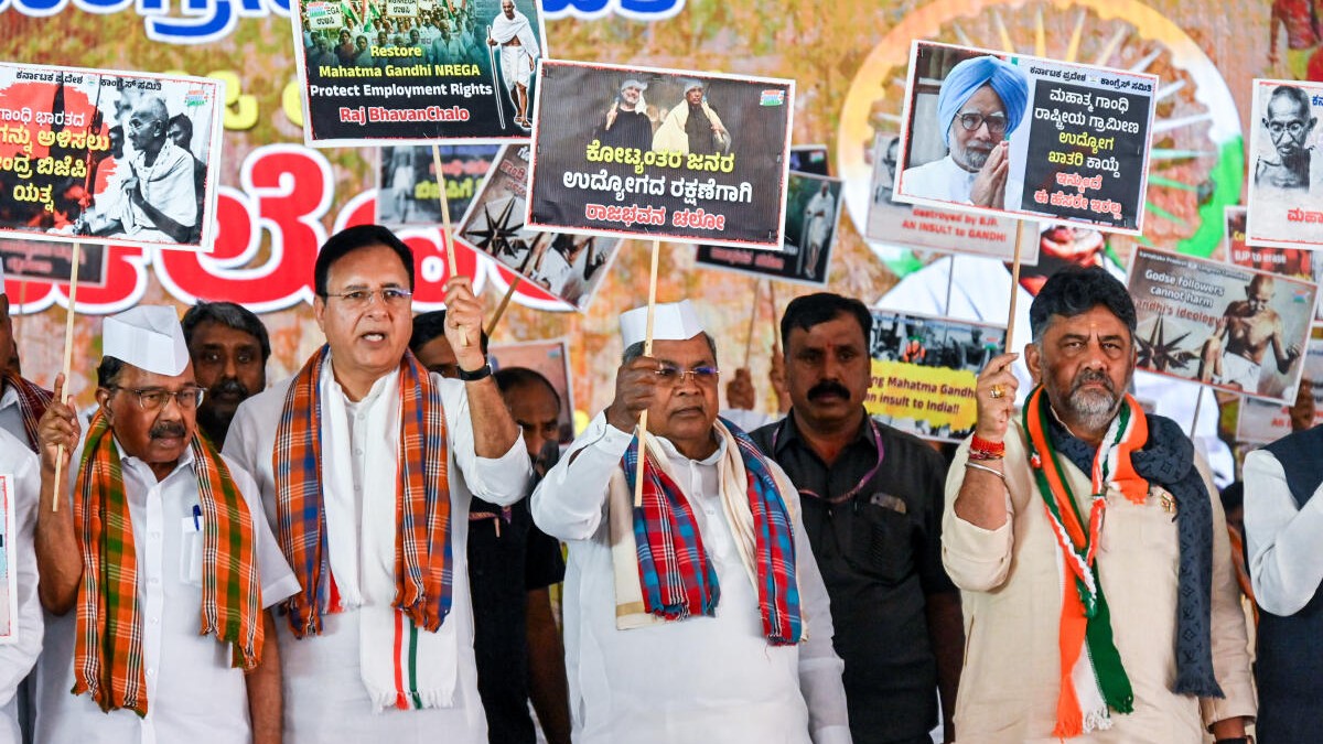 MGNREGA repeal: Congress in Karnataka decides to name all Gram Panchayats after Mahatma Gandhi