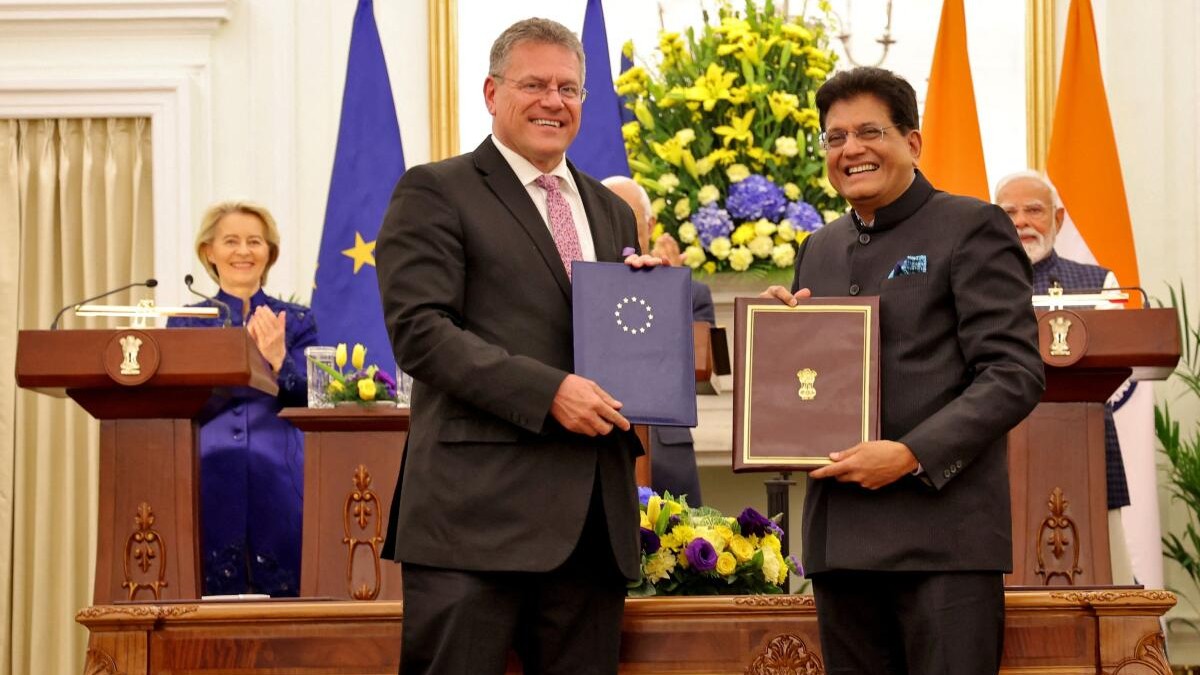 India-EU Summit Highlights | Trade pact likely to be implemented within 2026: Piyush Goyal