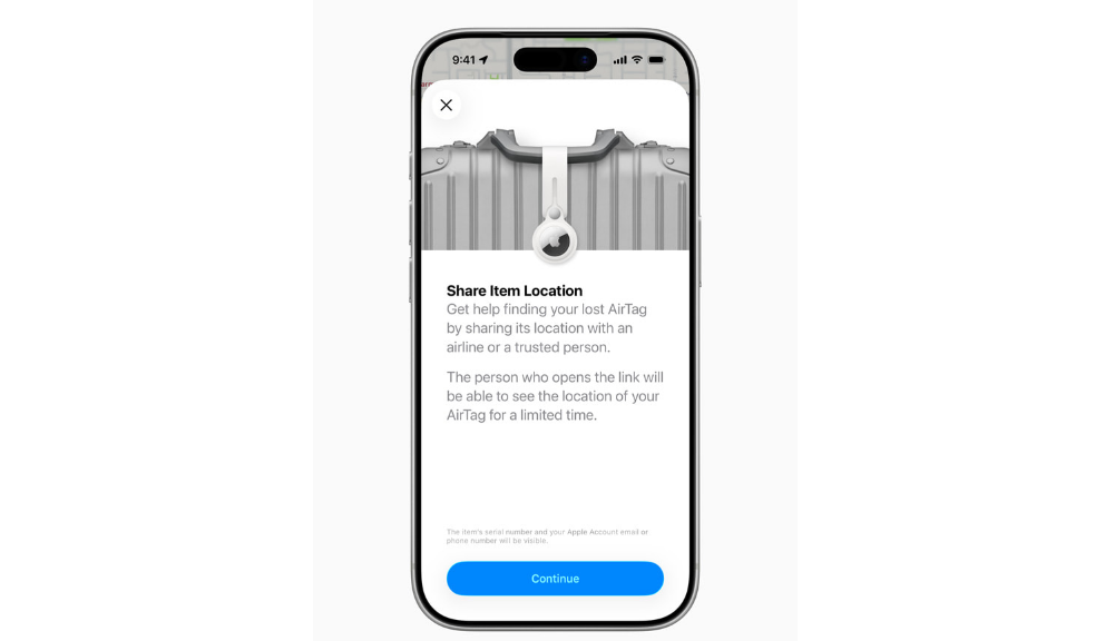 Users can share their luggage-linked with AirTag 2 details to locate the misplaced baggage at Airports faster than before.