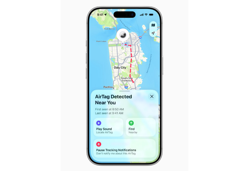 Users can detect and disable un-identified AirTags and even third-party Bluetooth-based trackers using Find My app.