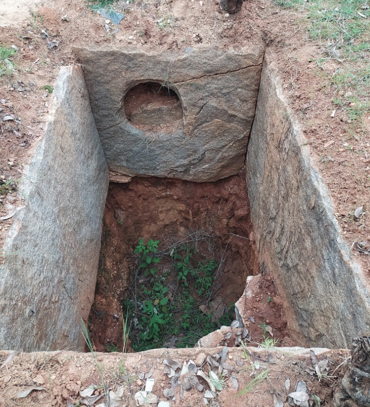 Missing stone menhirs at Mandagondanahalli near Bengaluru. Photo by special arrangement