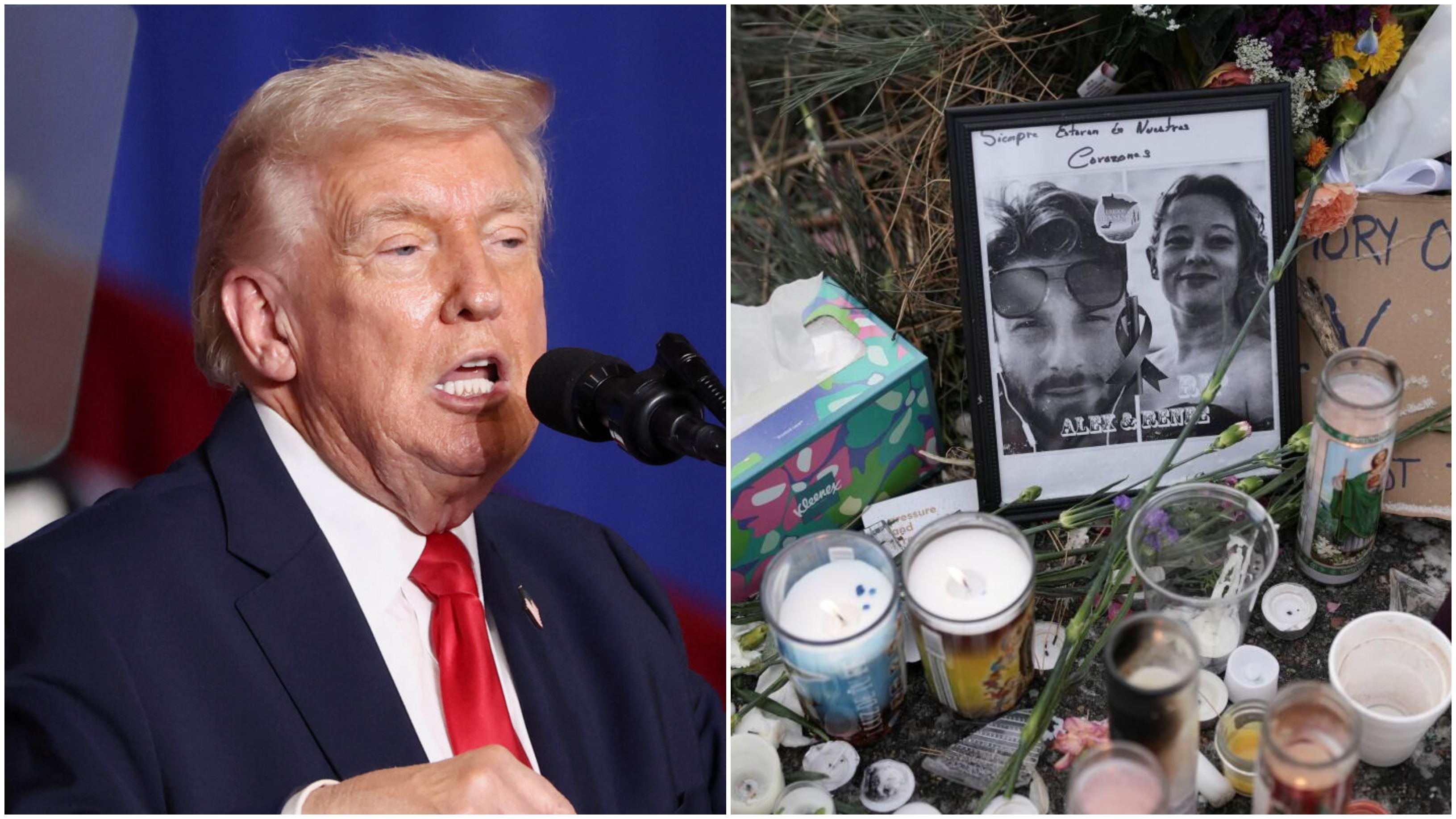 Trump says Alex Pretti, man shot in Minnesota, should not have carried gun