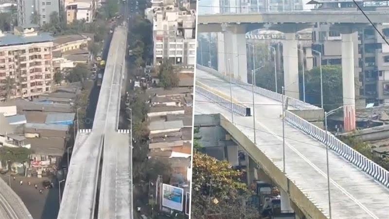 'Engineering marvel': Four-lane flyover in Mumbai suddenly turns into two; MMRDA says no design fault 
