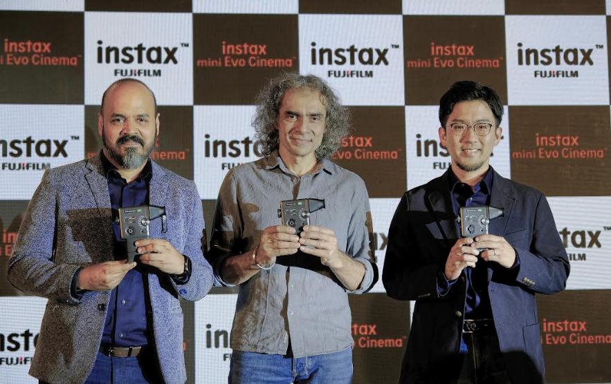 [Extreme right] Koji Wada, Managing Director, FUJIFILM India launching new Instax mini Evo camera in India.
