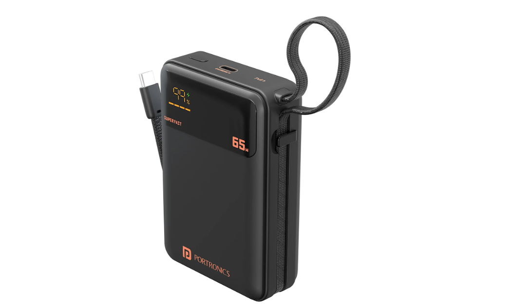 Portronics Ignis 65 power bank.