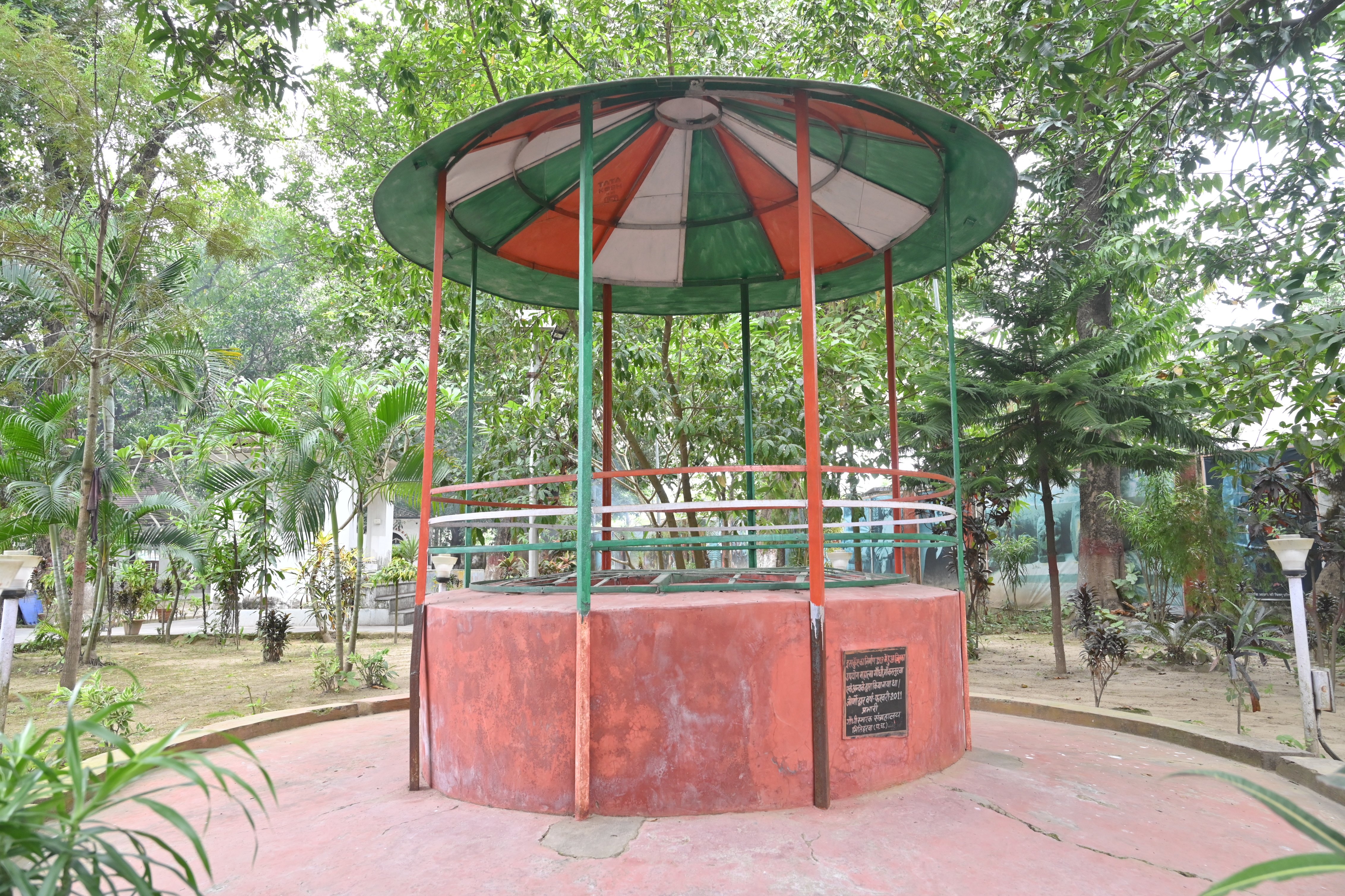 A well, a school, a bronze bell and a wheat grinder from Mahatma Gandhi and his wife Kasturba Gandhi’s time at the ashram are key attractions.