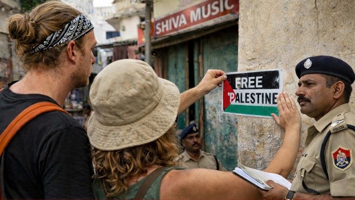 Two British nationals told to leave India for pasting 'Free Palestine' stickers in Rajasthan's Pushkar